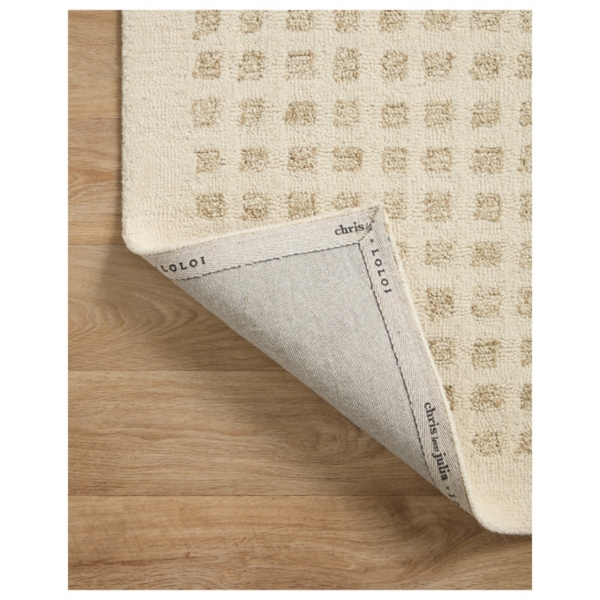 Chris Loves Julia x Loloi Ivory Polly Rug, 7x9
