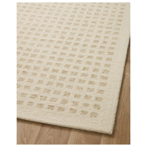 Chris Loves Julia x Loloi Ivory Polly Rug, 7x9