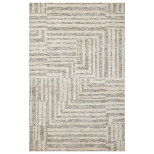 Justina Blakely x Loloi Silver Maze Runner, 2x7 Kirklands Home