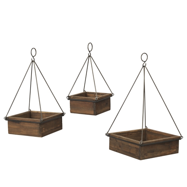 Galvanized Iron Hanging Bells, Set of 3
