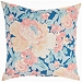 Blue Blossoms Reversible Outdoor Throw Pillow