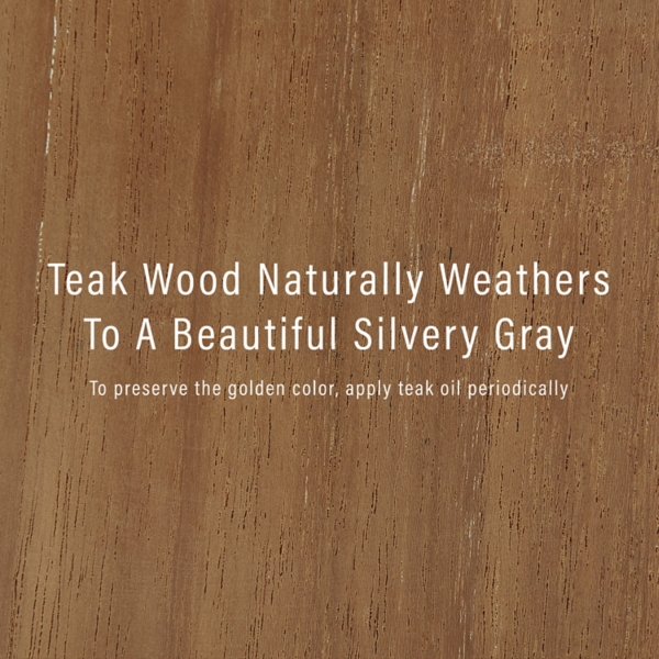 Lattice Teakwood Slatted Outdoor Bench