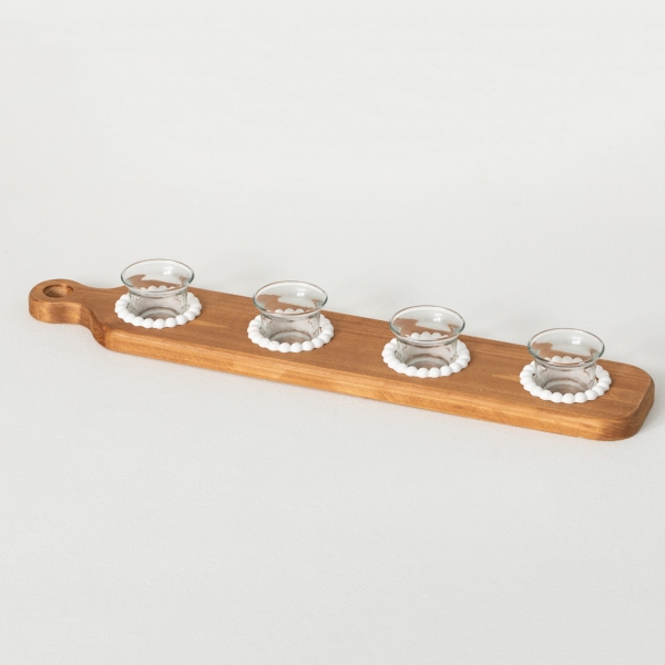 Natural Wood Plank Votive Candle Holder Kirklands Home