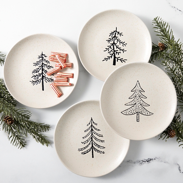 Christmas appetizers plates sale