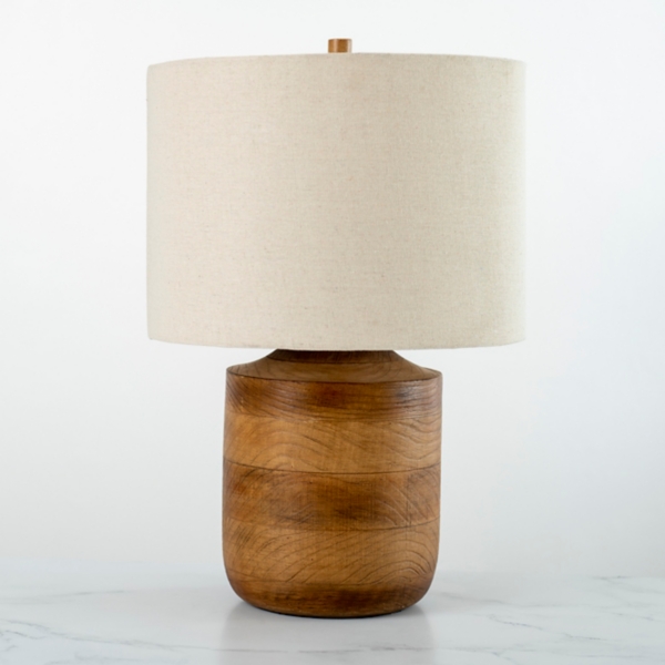 Hudson Brown Wood Table Lamp Kirklands Home