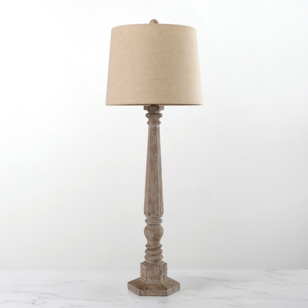 Rustic Brown Wood Buffet Lamp Kirklands Home