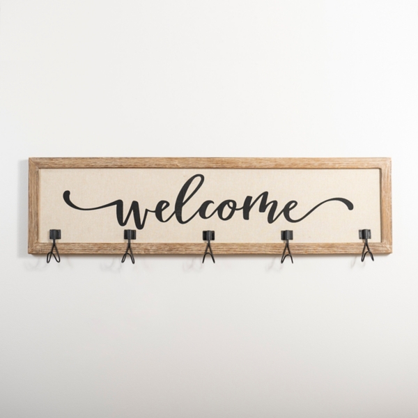 Linen Framed Wall Hooks Kirklands Home