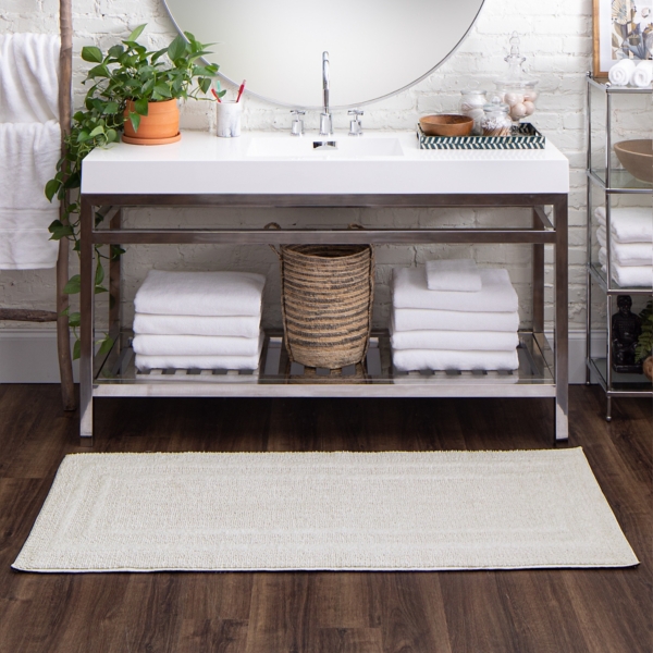 Arctic Plush Reversible Cotton Bath Mat, 60 in.