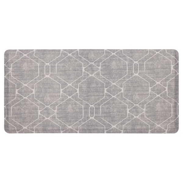 Gray Diamond Cushioned Kitchen Mat Kirklands Home