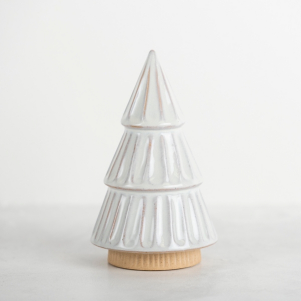 Whitewash Tiered Tabletop Christmas Tree, 8 in. Kirklands Home