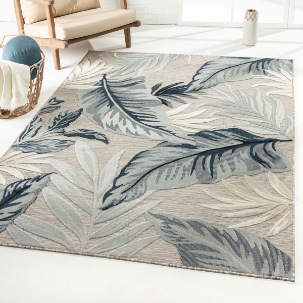 Ferns and Palms Indoor/Outdoor Area Rug