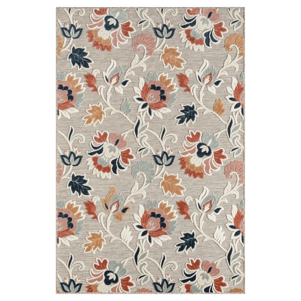 Mara Floral Blossom Indoor/Outdoor Area Rug, 7x9 | Kirklands Home