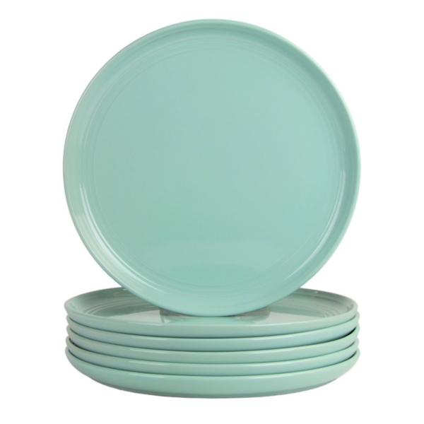 Seafoam Linear Dinner Plates, Set of 6 Kirklands Home