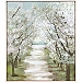 Blossom Pathway Framed Canvas Art Print