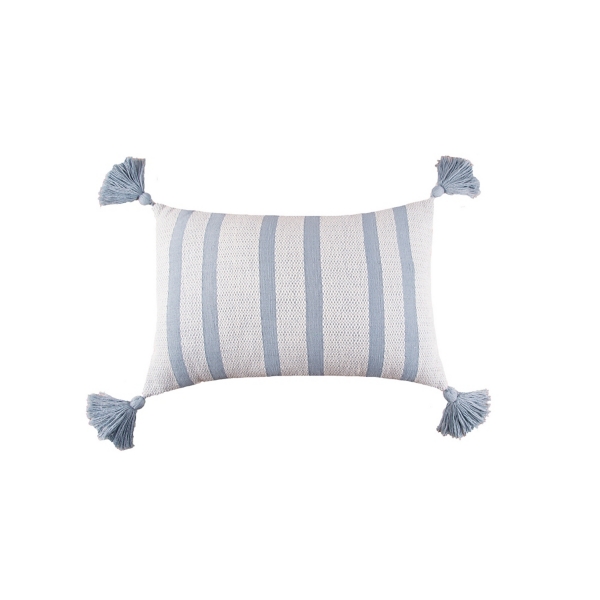 Light blue lumbar discount pillow