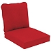 Berry Red Outdoor Deep Seat Cushion, 24x24
