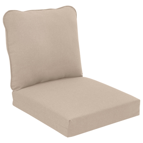 Sandy Tan Outdoor Deep Seat Cushion, 24x24 Kirklands Home