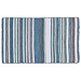 Blue Dhurri Stripe Indoor/Outdoor Scatter Rug