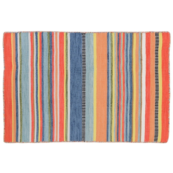 Multi Dhurri Stripe Indoor/Outdoor Scatter Rug Kirklands Home