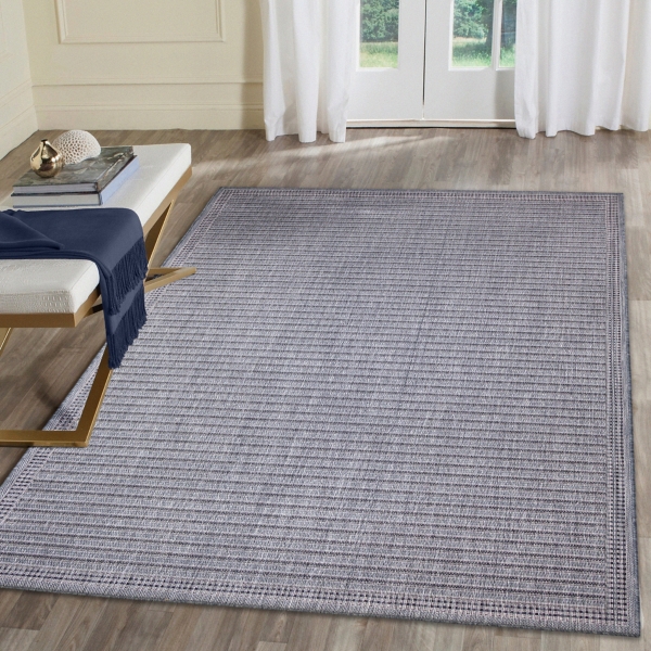 Kaya Navy Gradient Indoor/Outdoor Area Rug, 6x9