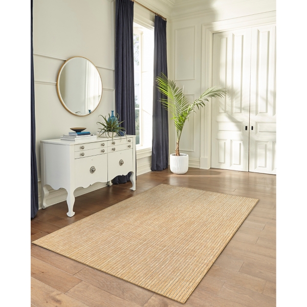 Natural Intertwined Santal Outdoor Area Rug, 7x9