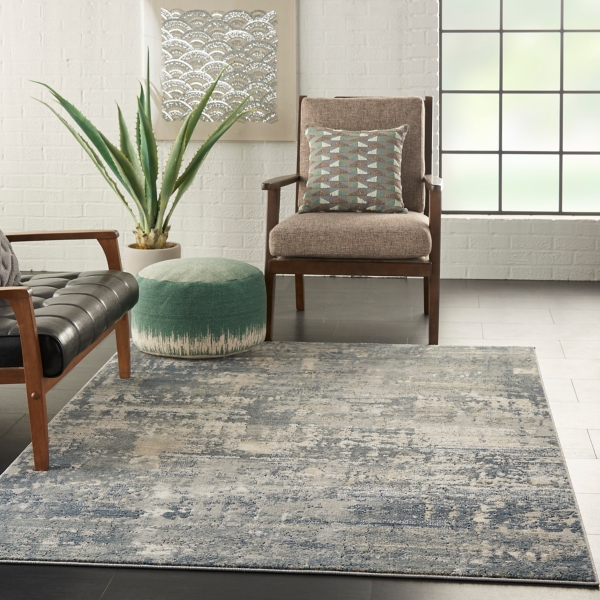Charcoal Tally Textured Area Rug