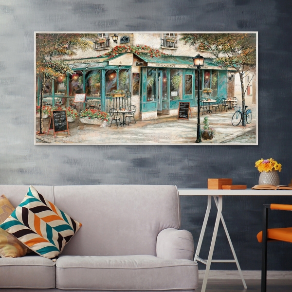 Rue Du Jardin Corner Bistro Framed Wall Art | Kirklands Home