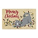 Meowy Christmas Coir Doormat