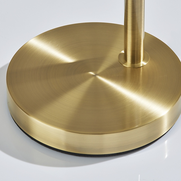 Gold Metal Arched Floor Lamp