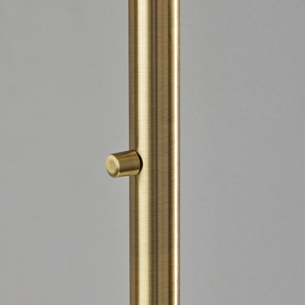 Gold Metal Arched Floor Lamp