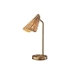 Bronze Metal Cone Shade Table Lamp