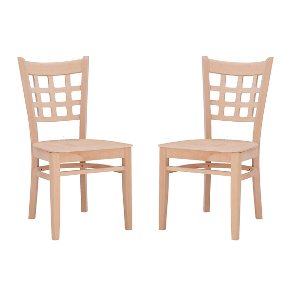 Natural Wood Curved Back Dining Chairs, Set of 2 Kirklands Home