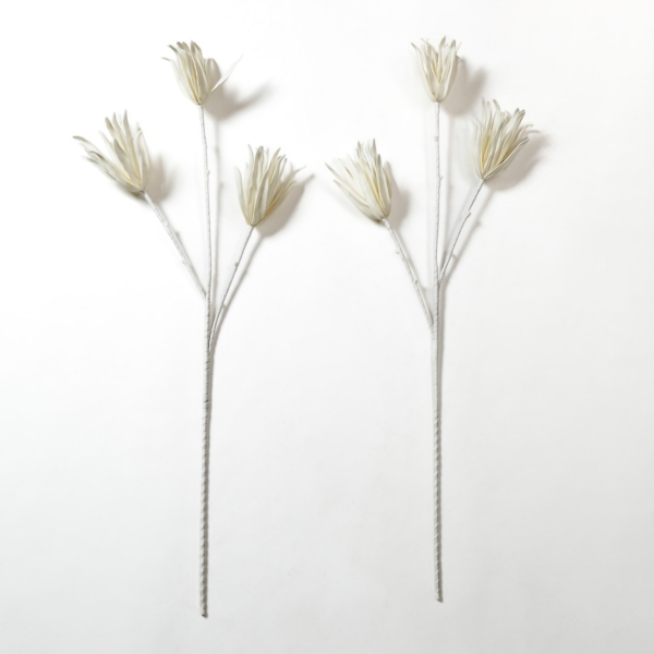 Floral Stem Wire White, 25 Piece –