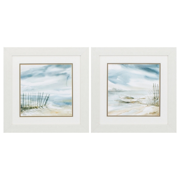 Subtle Mist Framed Art Prints, Set of 2 Kirklands Home