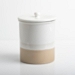 Small Taupe Half Dipped Reactive Canister