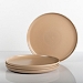 Matte Taupe Simple Things Salad Plates, Set of 4