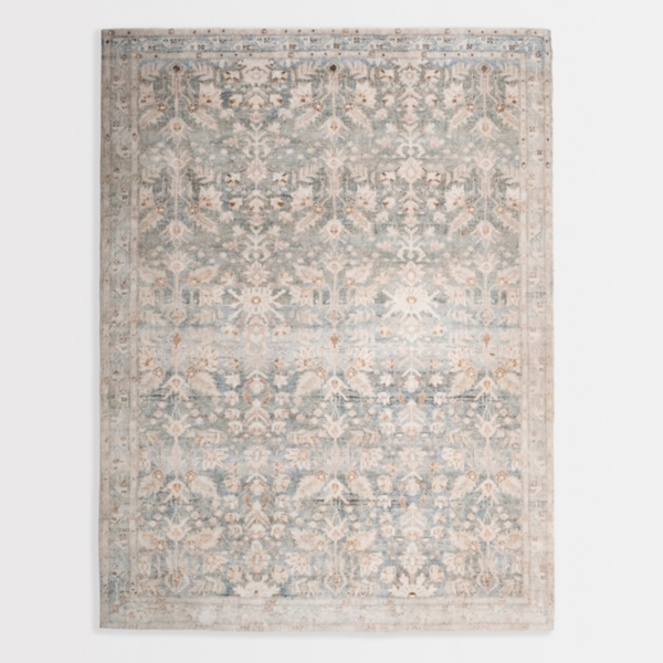 Rosette Denim Area Rug, 5x7 | Kirklands Home
