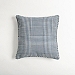 Navy Houndstooth Throw Pillow