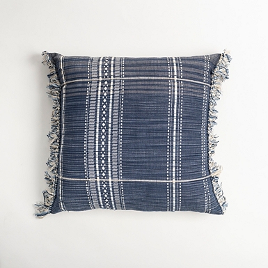 Cream and store navy throw pillows