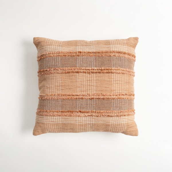 Woven Terracotta Plaid Throw Pillow Kirklands Home