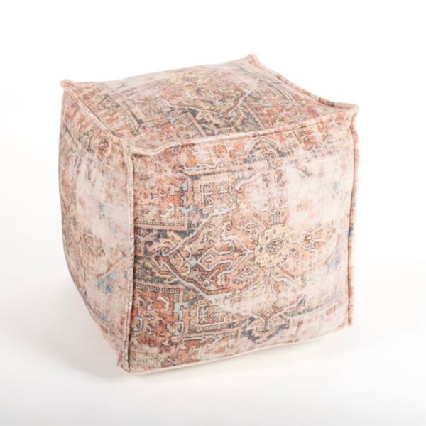 Terra Krishna Vintage Pouf Kirklands Home