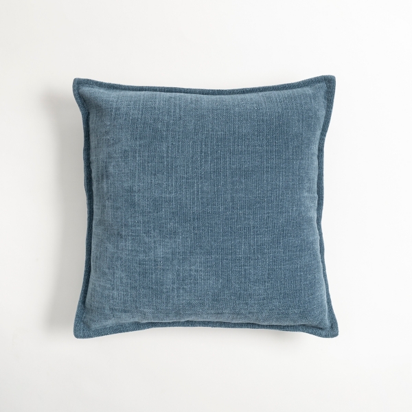 Blue on sale chenille pillow