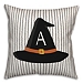 Personalized Witch's Hat Monogram Pillow