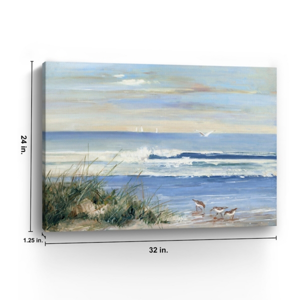Beach Combers Coastal Canvas Wall Art