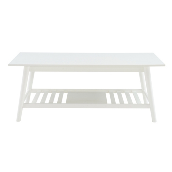 White Wood Midcentury Coffee Table Kirklands Home