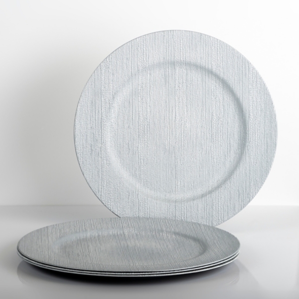 Gray Mae Charger Plates, Set of 4 Kirklands Home