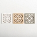 Square Scrollwork Wall Plaques, Set of 3