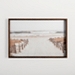 Beach Path Framed Art Print