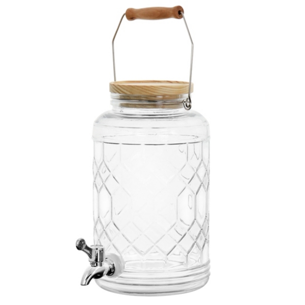 Embossed Glass Beverage Dispenser Kirklands Home