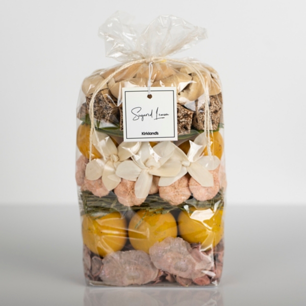 Yellow and Pink Sugared Lemon Potpourri Kirklands Home
